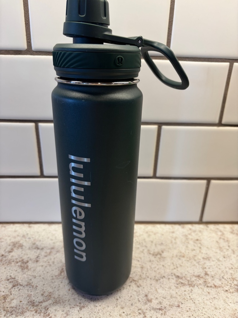 lululemon athletica Dark Green Stainless Water Bottle